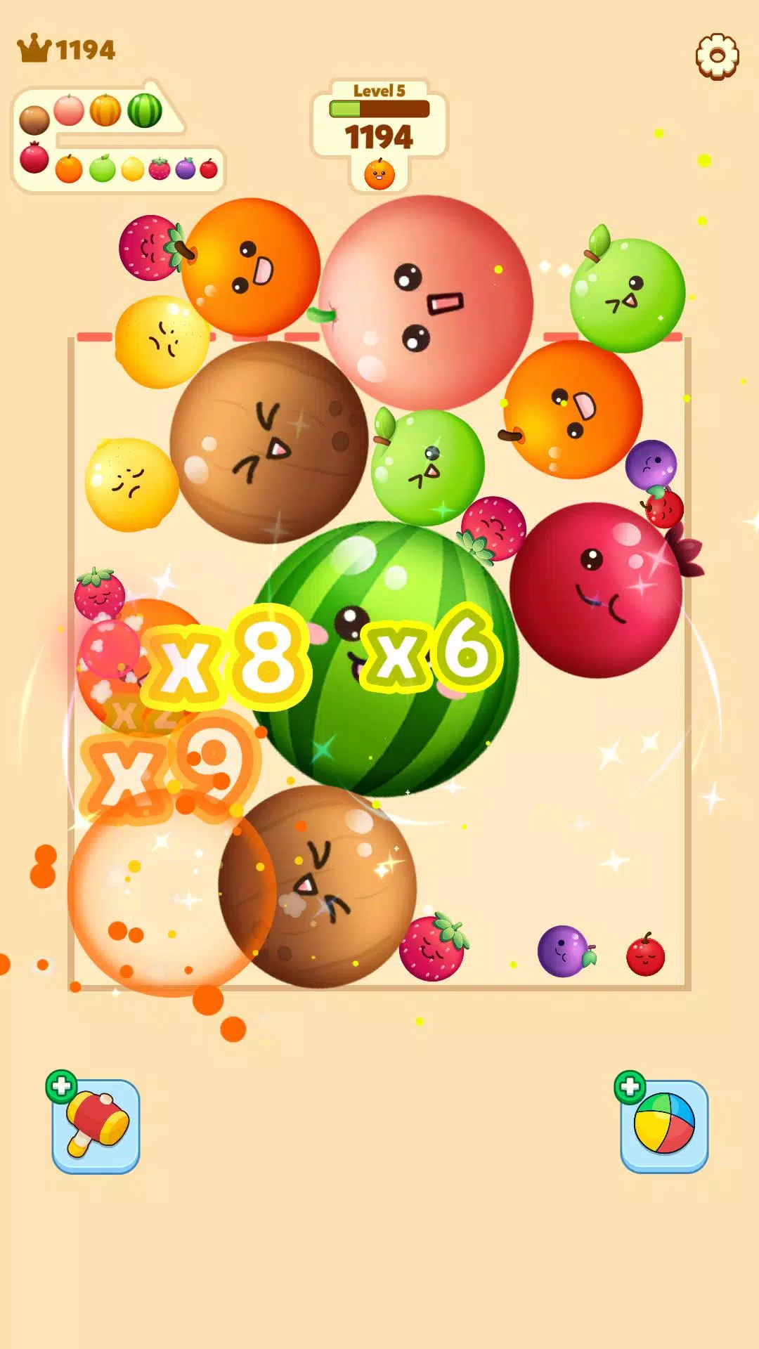 Fruit Merge 螢幕截圖 2