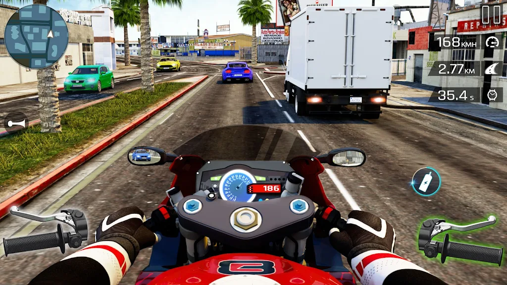 Highway Bike Riding Simulator スクリーンショット 2