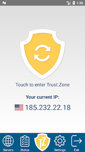 Trust.Zone VPN - Anonymous VPN Screenshot 1