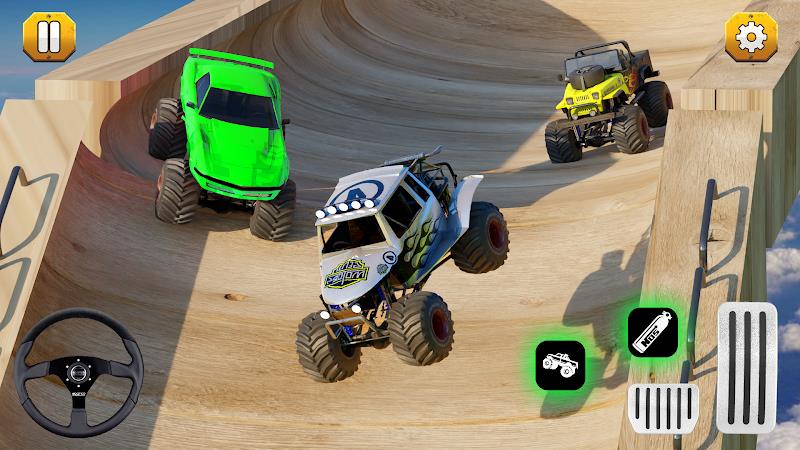 Monster Truck Ramp: Car Games Ekran Görüntüsü 0