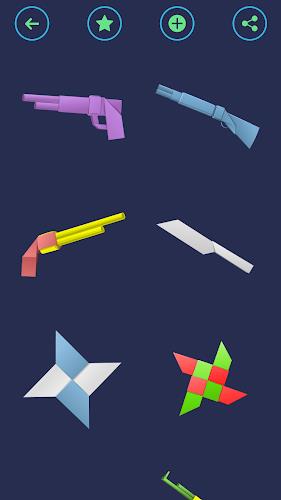 Origami Weapons: Swords & Guns Screenshot 2