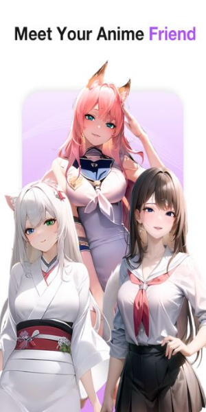 Anime Chat AI Waifu Chatbot Mod Ảnh chụp màn hình 0