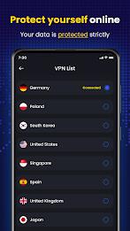 Super VPN: Safe & Secure VPN Captura de pantalla 3