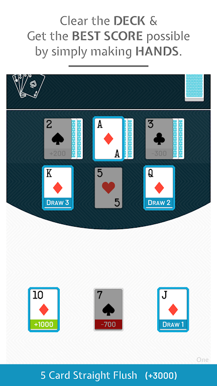 Schermata 9-Draw: Poker Solitaire Puzzle 0