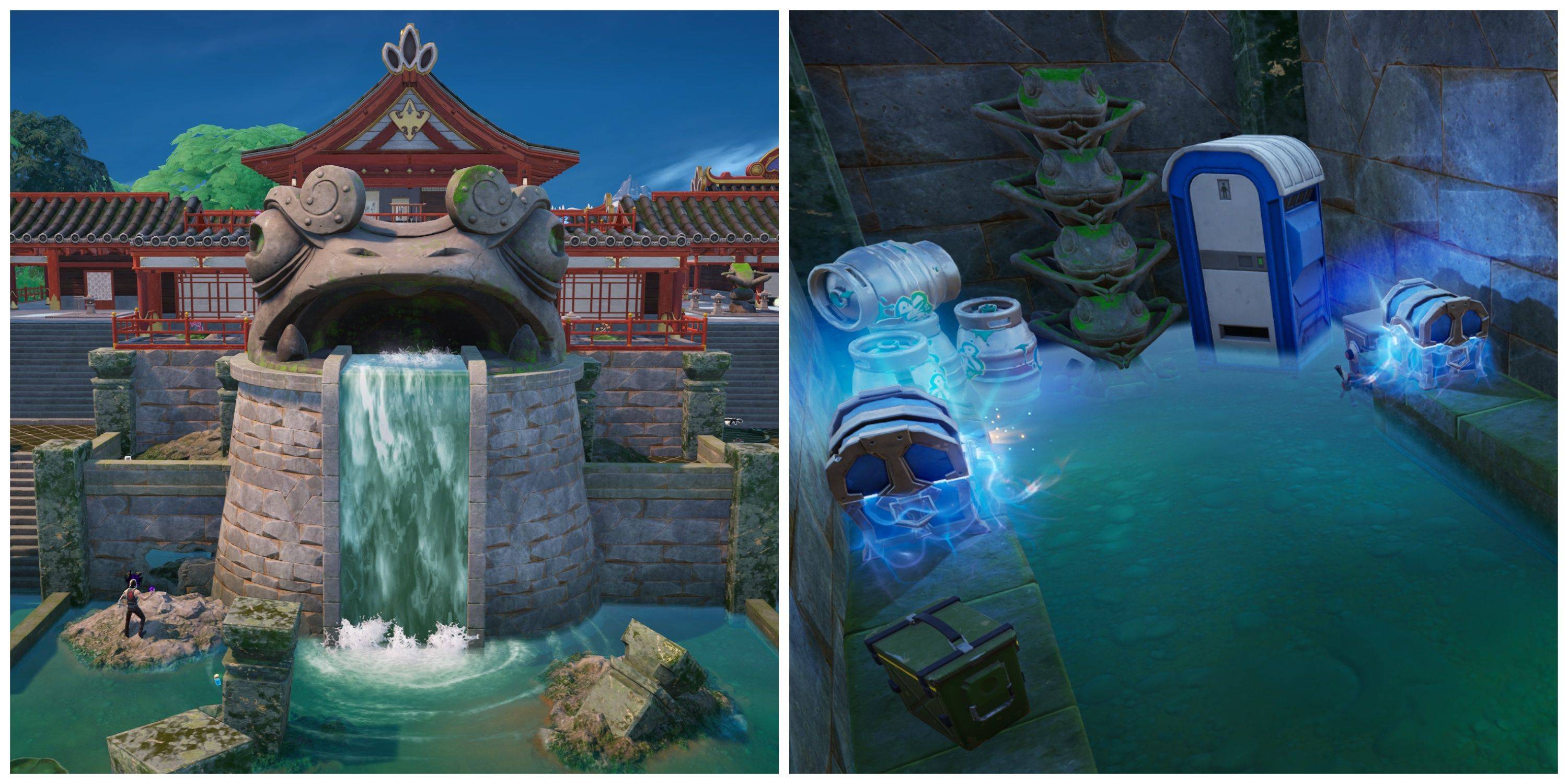 Fortnite Secret Vault Lokalizacja w zalanych żabach