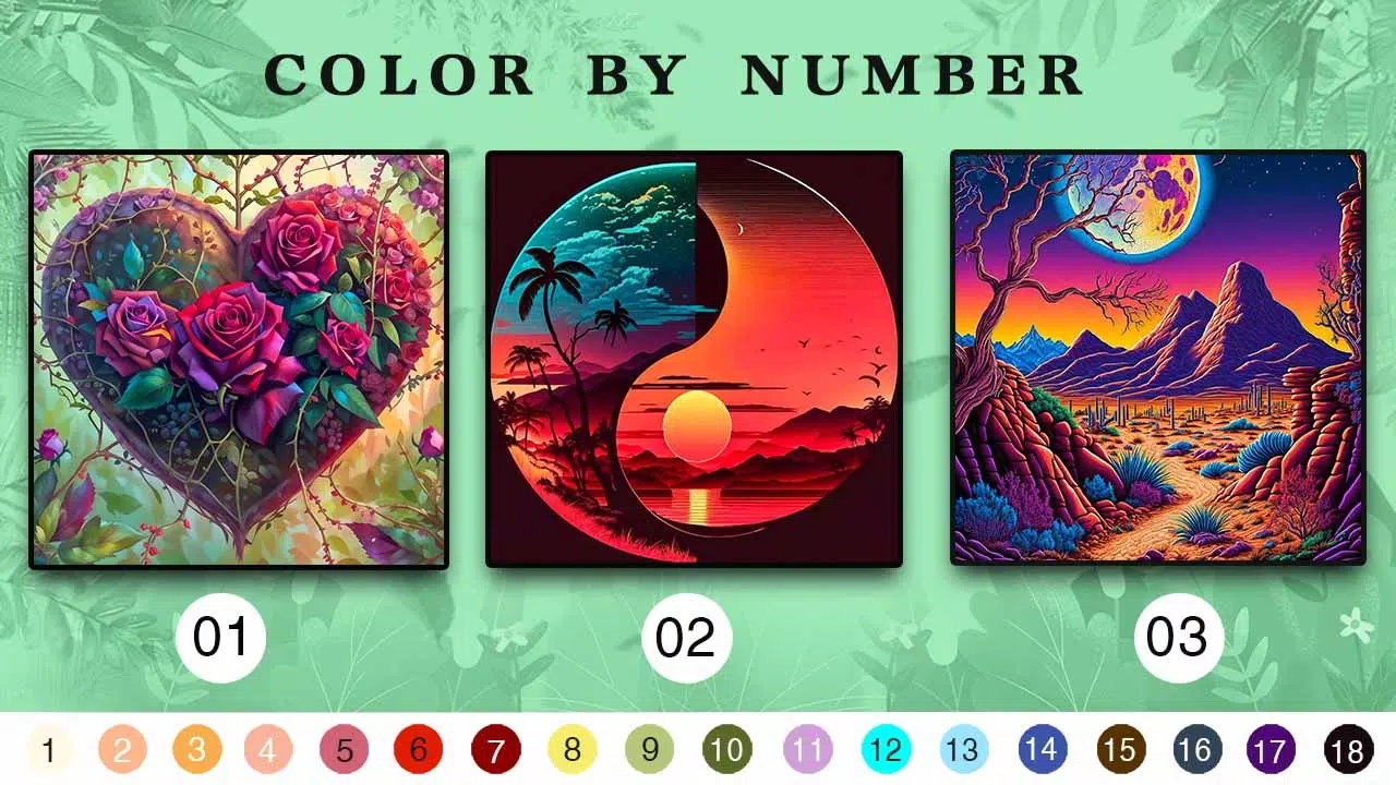 Color Master - Color by Number 螢幕截圖 1