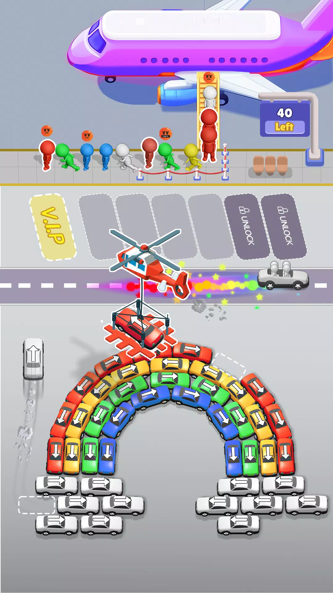 Bus Sort Jam: Parking Puzzle Скриншот 1