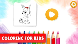 Kids coloring pages for kids Ảnh chụp màn hình 3