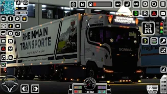 Euro Truck Driving Games 3D Ekran Görüntüsü 3