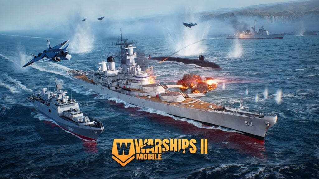 Warships Mobile 2: Naval War: Tham gia vào cuộc chiến hải chiến hoành tráng trên Android