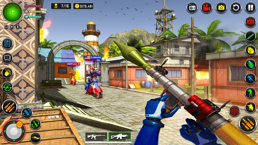 Counter terrorist robot game Скриншот 3