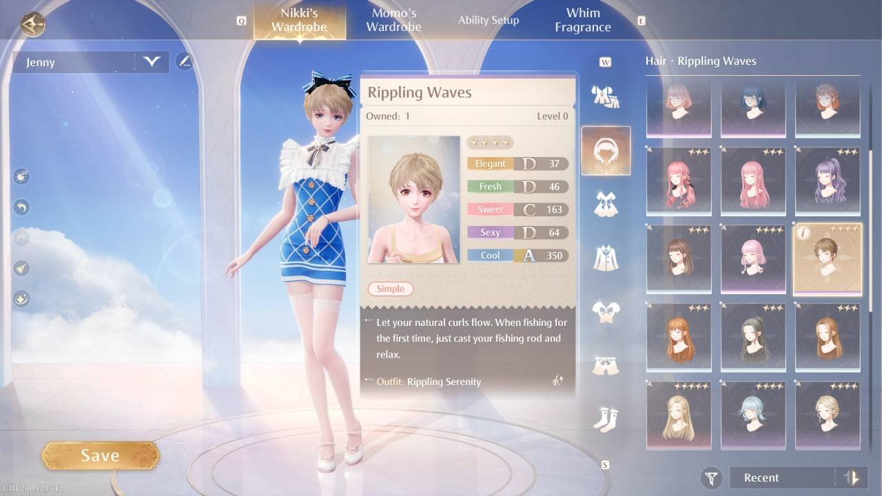 Selecting a Simple Hairstyle