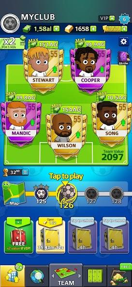 Idle Soccer Story - Tycoon RPG Mod स्क्रीनशॉट 1