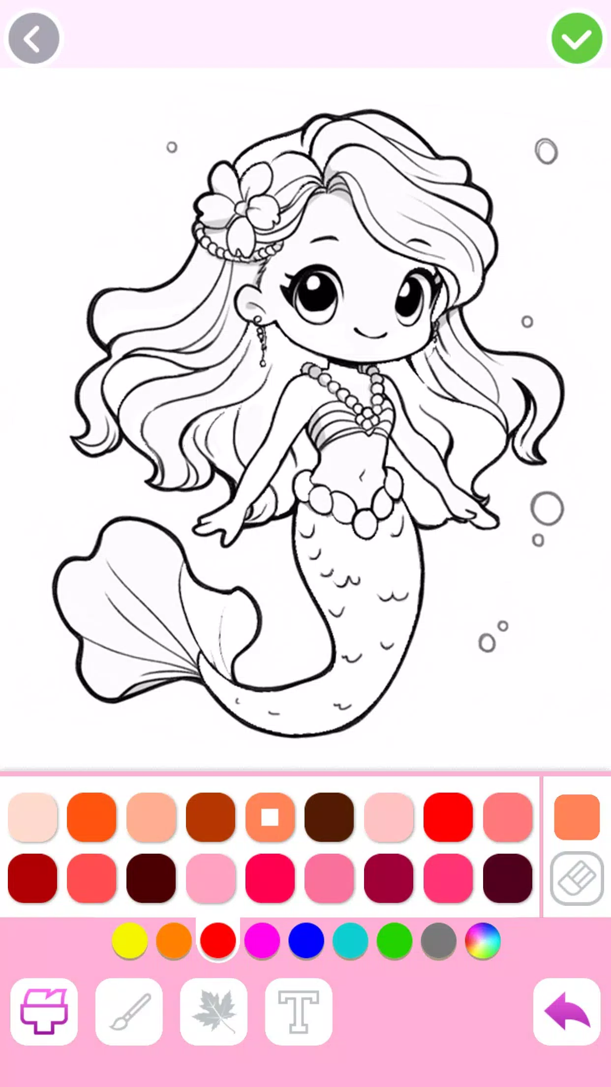 Mermaid Coloring:Mermaid games 螢幕截圖 3