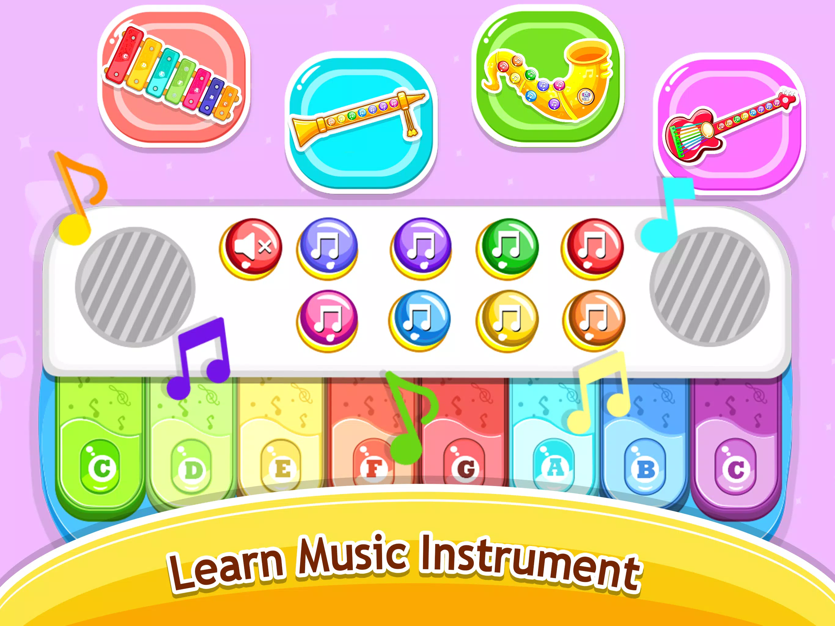 Kids Music piano - games Скриншот 3