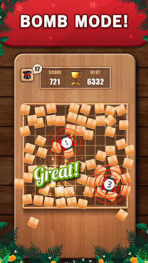 Wooden 100 Block Puzzle Game 螢幕截圖 2