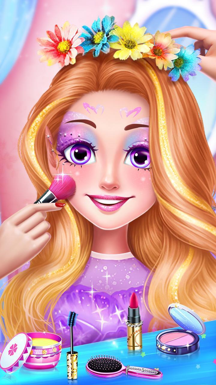 Rainbow Princess Makeup Ảnh chụp màn hình 3