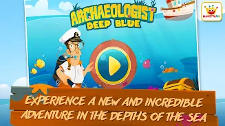 Archaeologist Deep Blue - Kids Скриншот 3