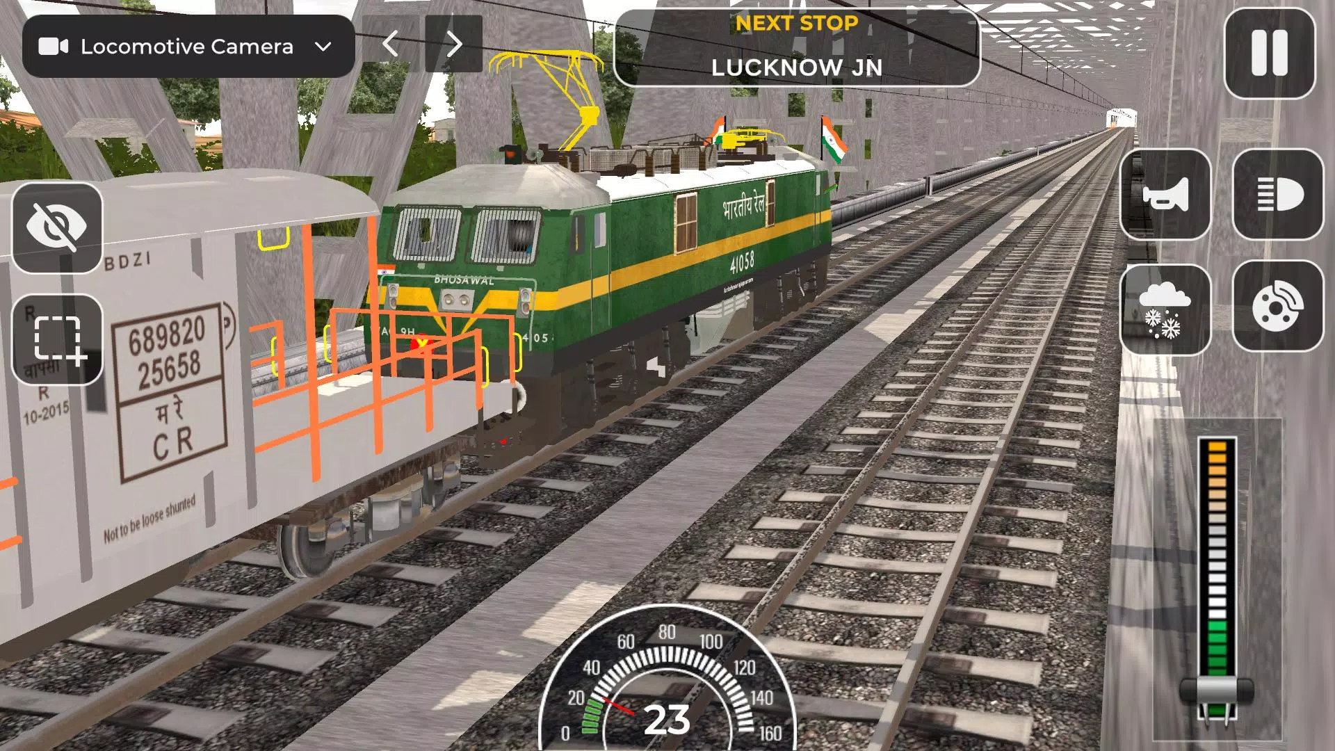 Indian Railway Train Simulator 螢幕截圖 0