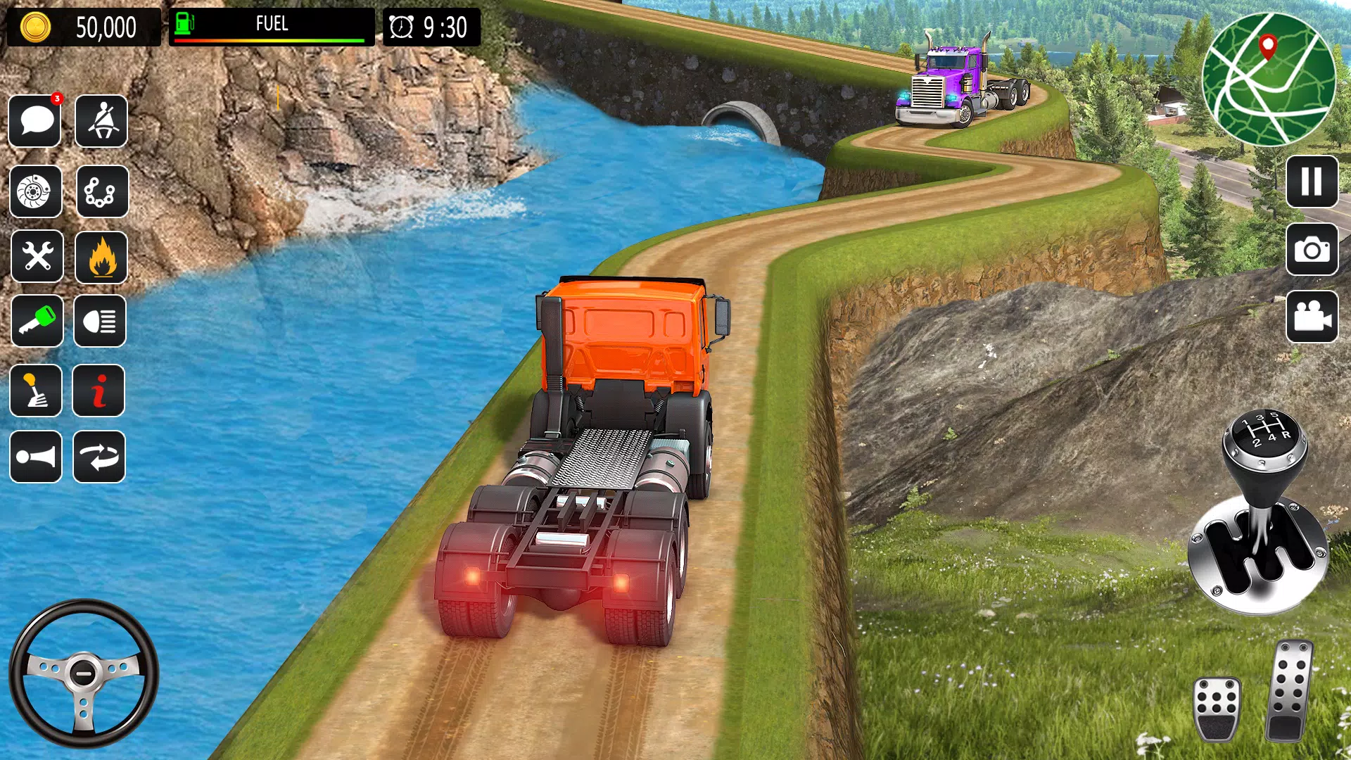 Mountain Truck Driving Games 螢幕截圖 3