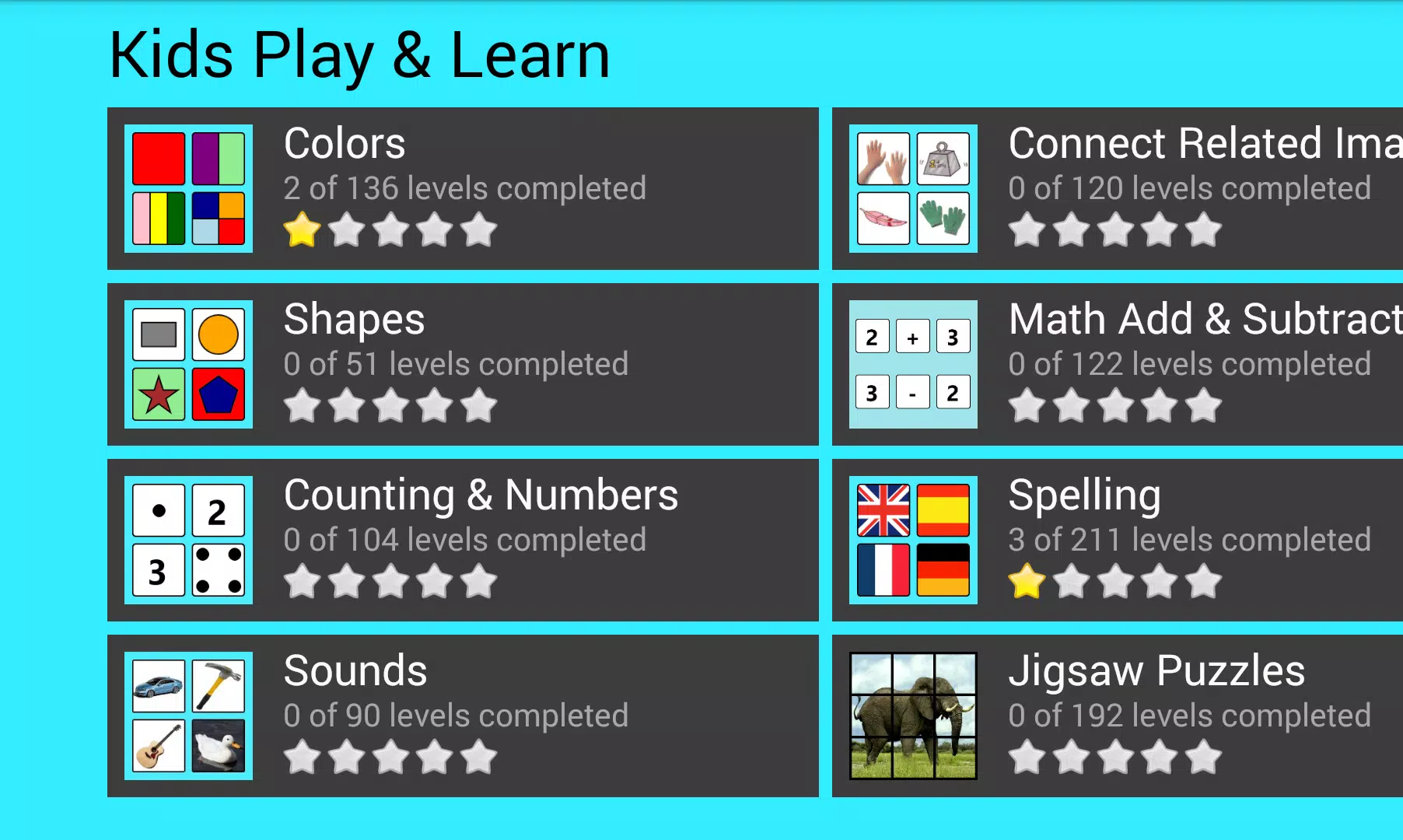 Kids Play & Learn Captura de pantalla 0