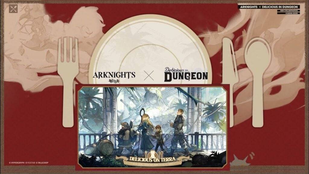 Arknights & Delicious in Dungeon Collab Launches