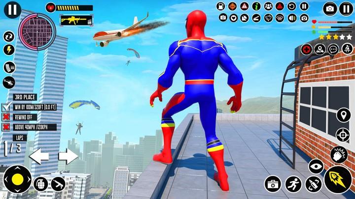 Spider Games: Spider Rope Hero Screenshot 1