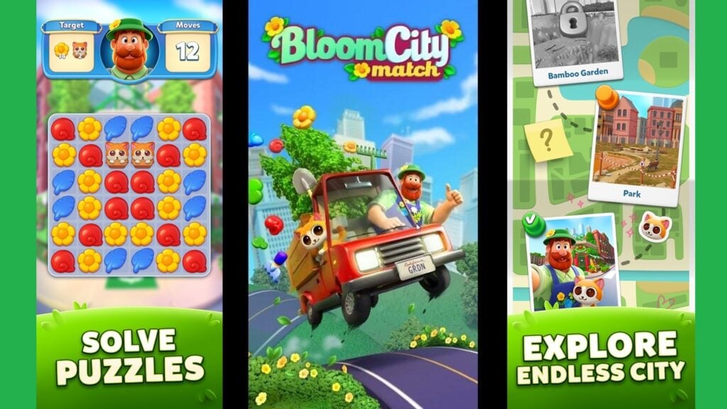 Rovio estreia o mais recente jogo Match-3, Bloom City, no Android