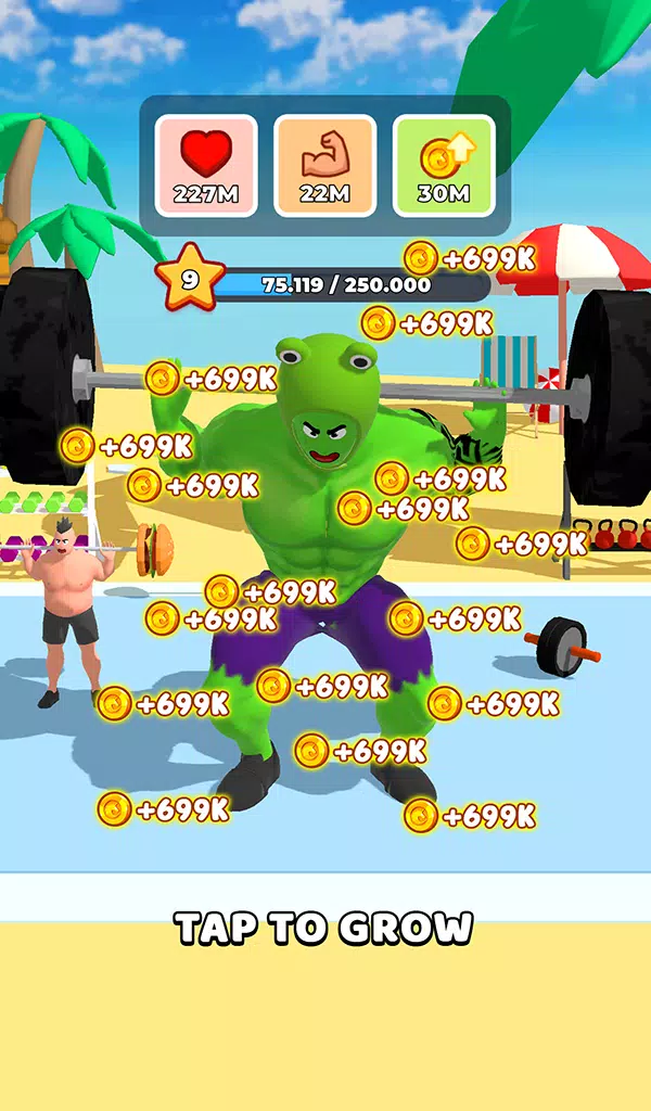 Gym Idle Clicker: Fitness Hero ဖန်သားပြင်ဓာတ်ပုံ 2