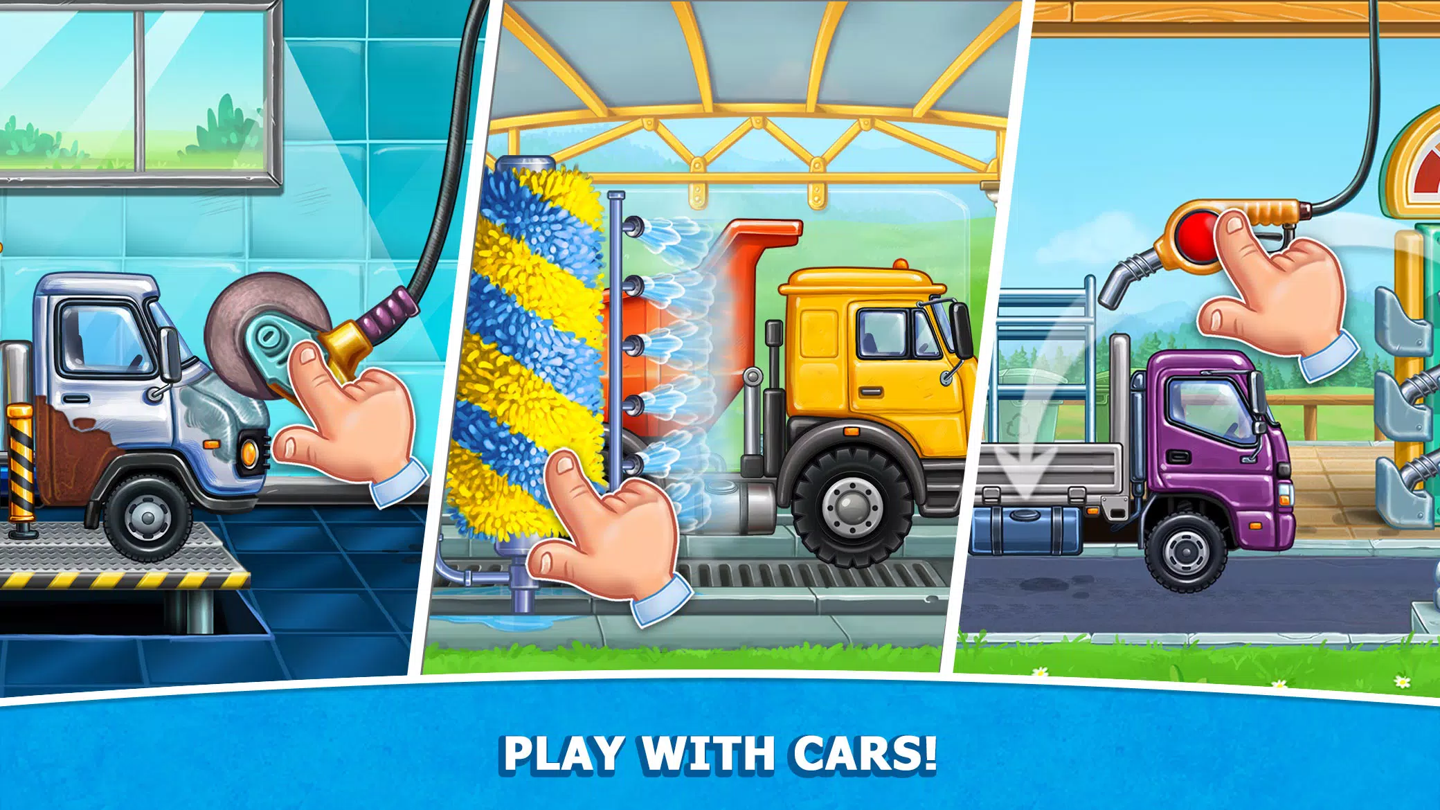 Kids Truck: City Builder Games स्क्रीनशॉट 2