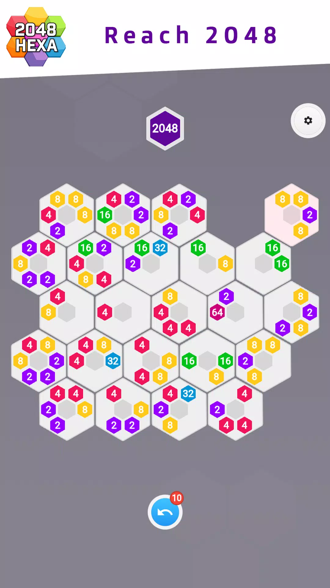 2048 Hexa ภาพหน้าจอ 1