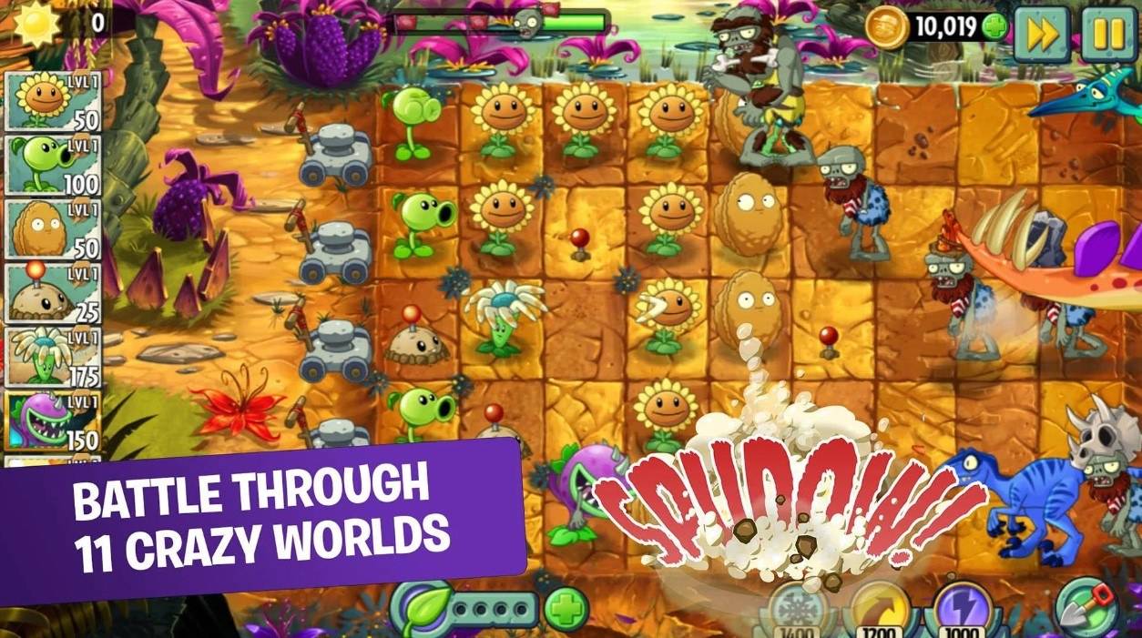 ติดตั้งและเล่น Plants vs. Zombies 2 บน PC/Mac โดยใช้ Bluestacks