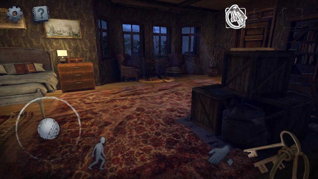 Scary Mansion: Horror Game 3D Mod Tangkapan skrin 2