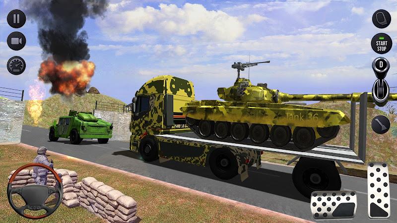 Army Delivery Truck Games 3D Screenshot 2