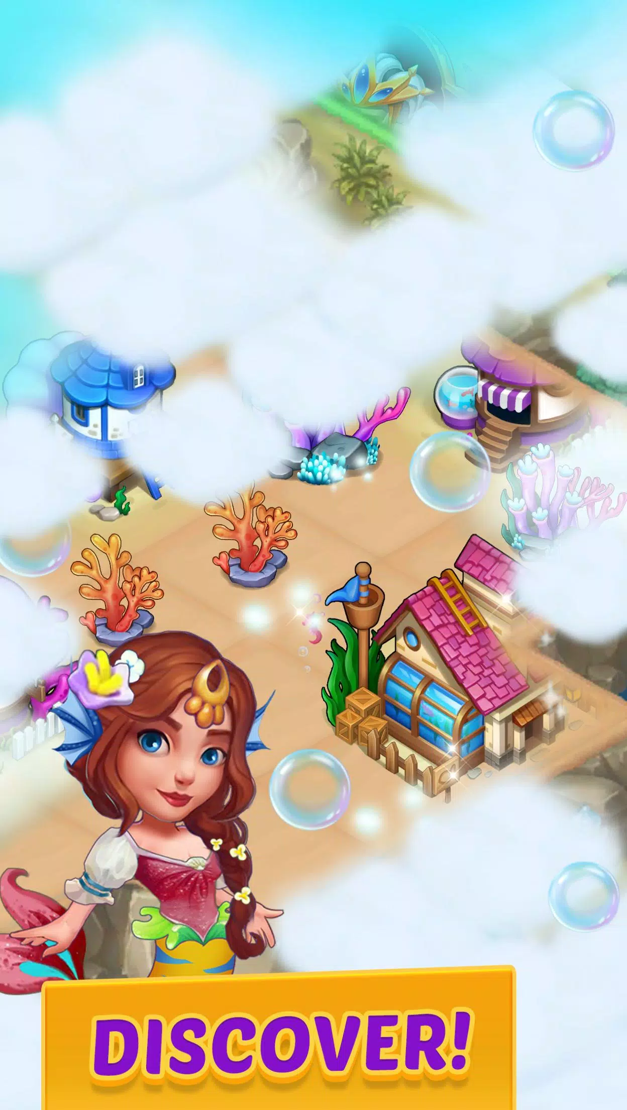 Merge Mermaids-magic puzzles Ekran Görüntüsü 2