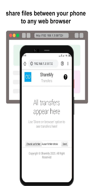 xShare- Transfer & Share files Screenshot 1