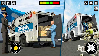 Bank Cash Van Driver Simulator स्क्रीनशॉट 0