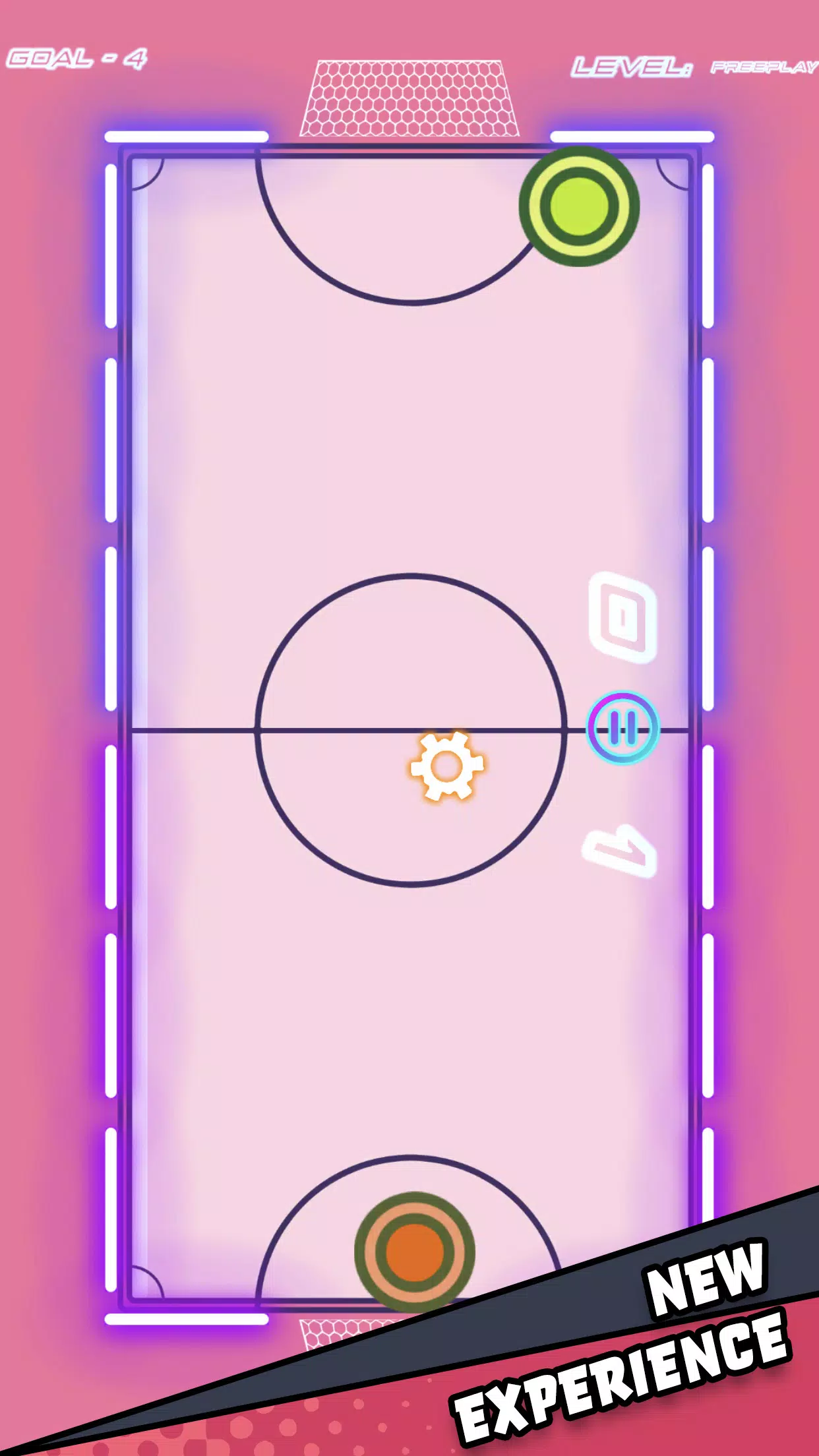 Air Hockey Glow HD Ultimate 2D ภาพหน้าจอ 1