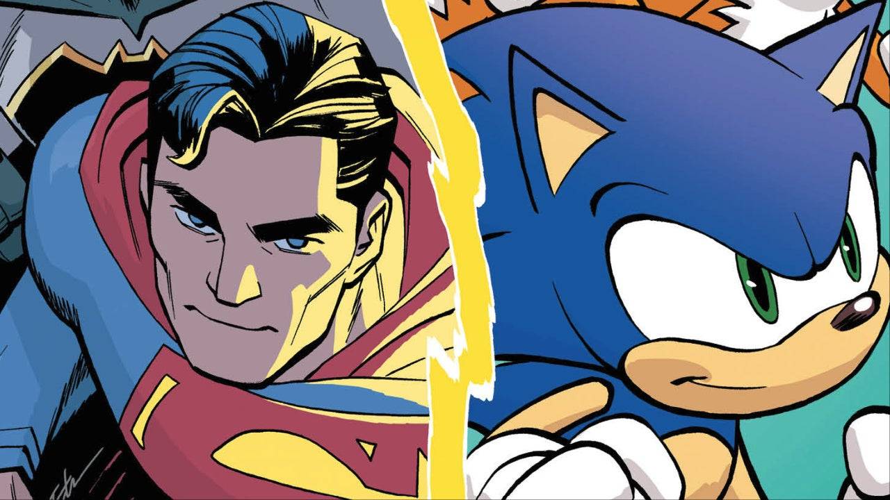 De Justice League ontmoet team Sonic in DC X Sonic The Hedgehog Crossover