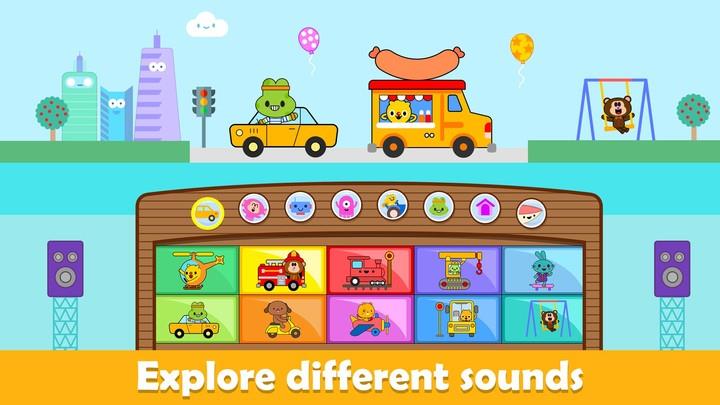 Baby Piano Kids Music Games Ekran Görüntüsü 1