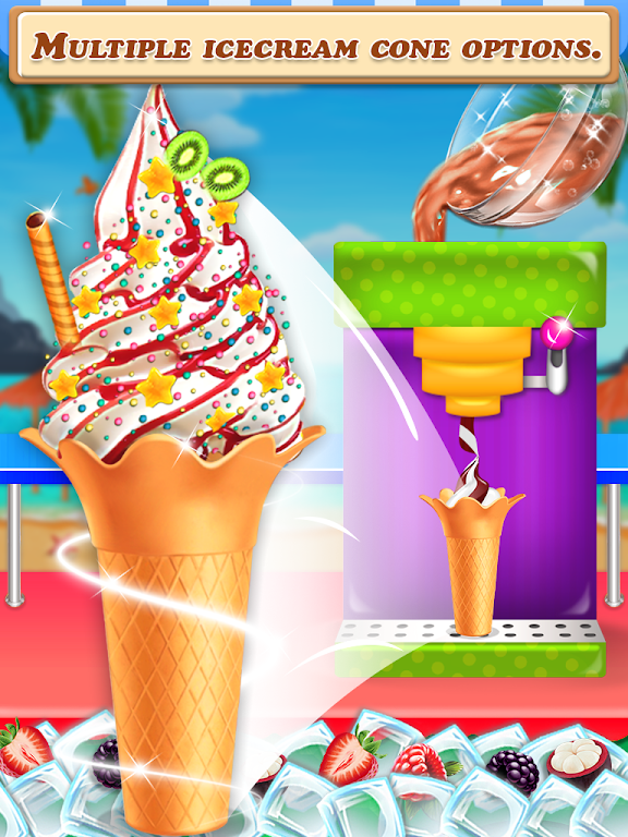 Street Ice Cream Shop Game Screenshot 1