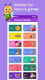 Learn Italian for kids 스크린샷 1