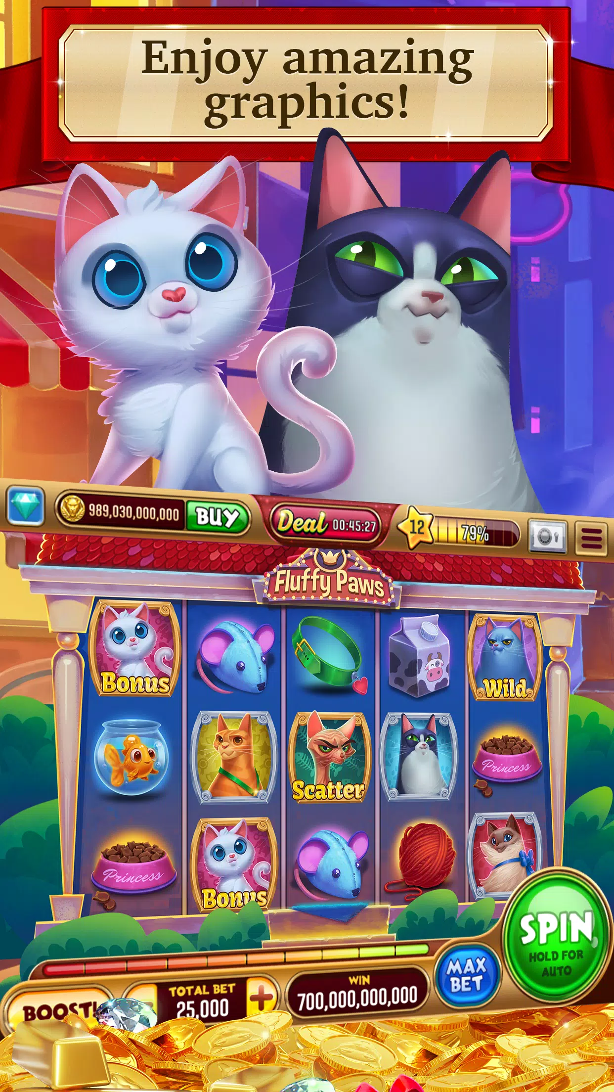 Slots Panther Vegas: Casino 螢幕截圖 1