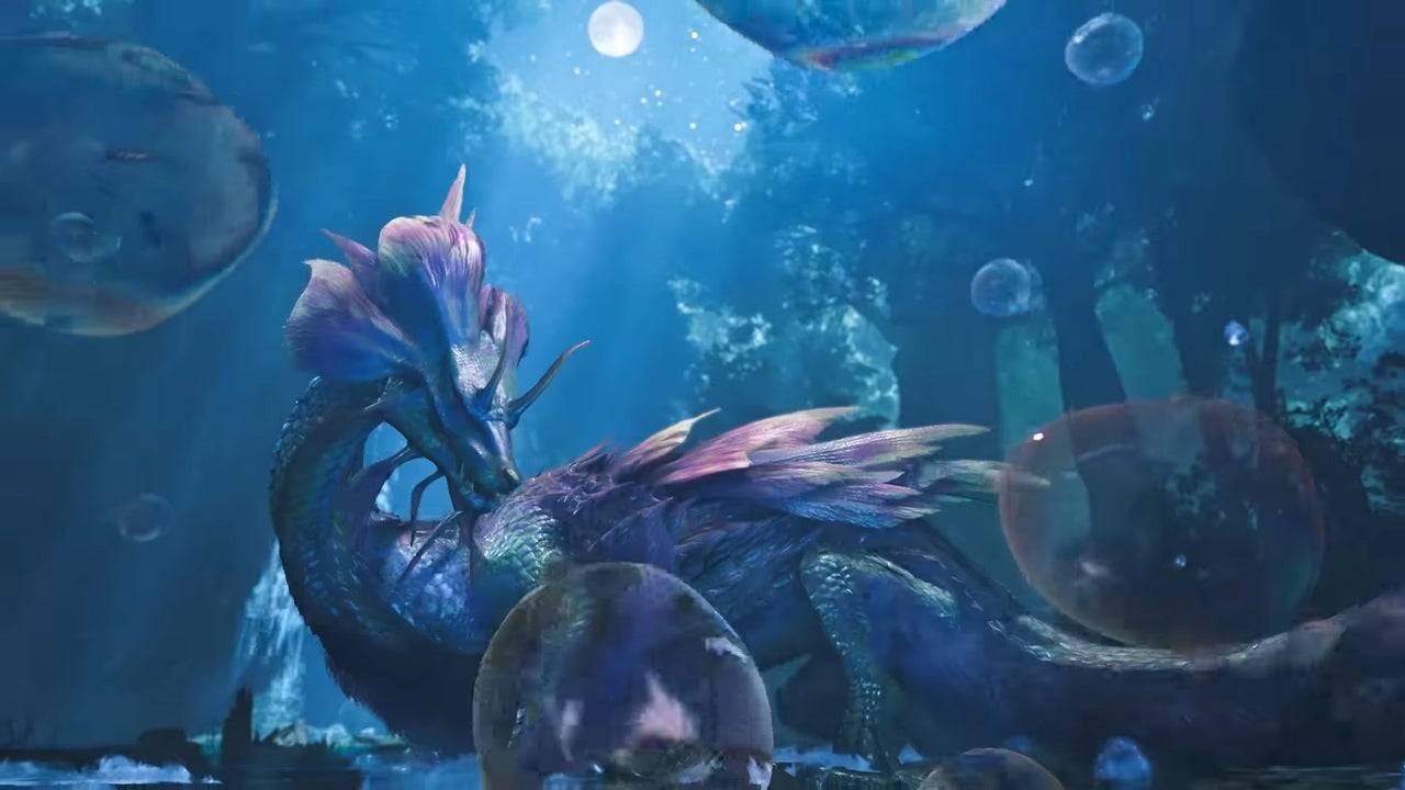 Mizutsune monster in Monster Hunter Wilds