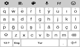 Turkish Language keyboard 202 Captura de tela 1