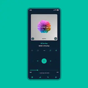 Aurora - Poweramp Skin Скриншот 0