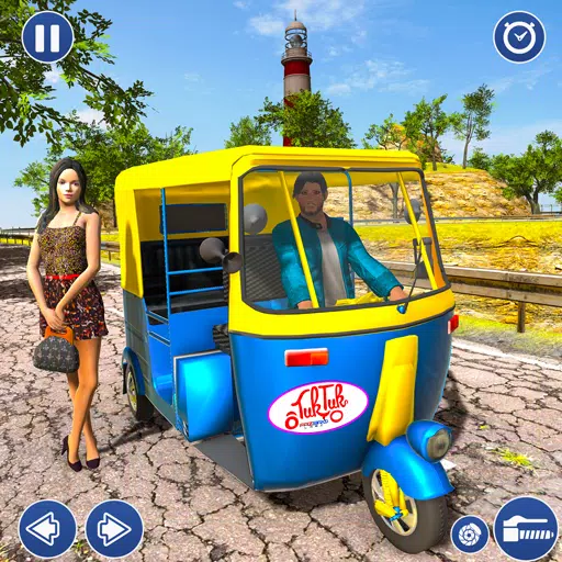 City Taxi Auto Rickshaw Game Ekran Görüntüsü 0