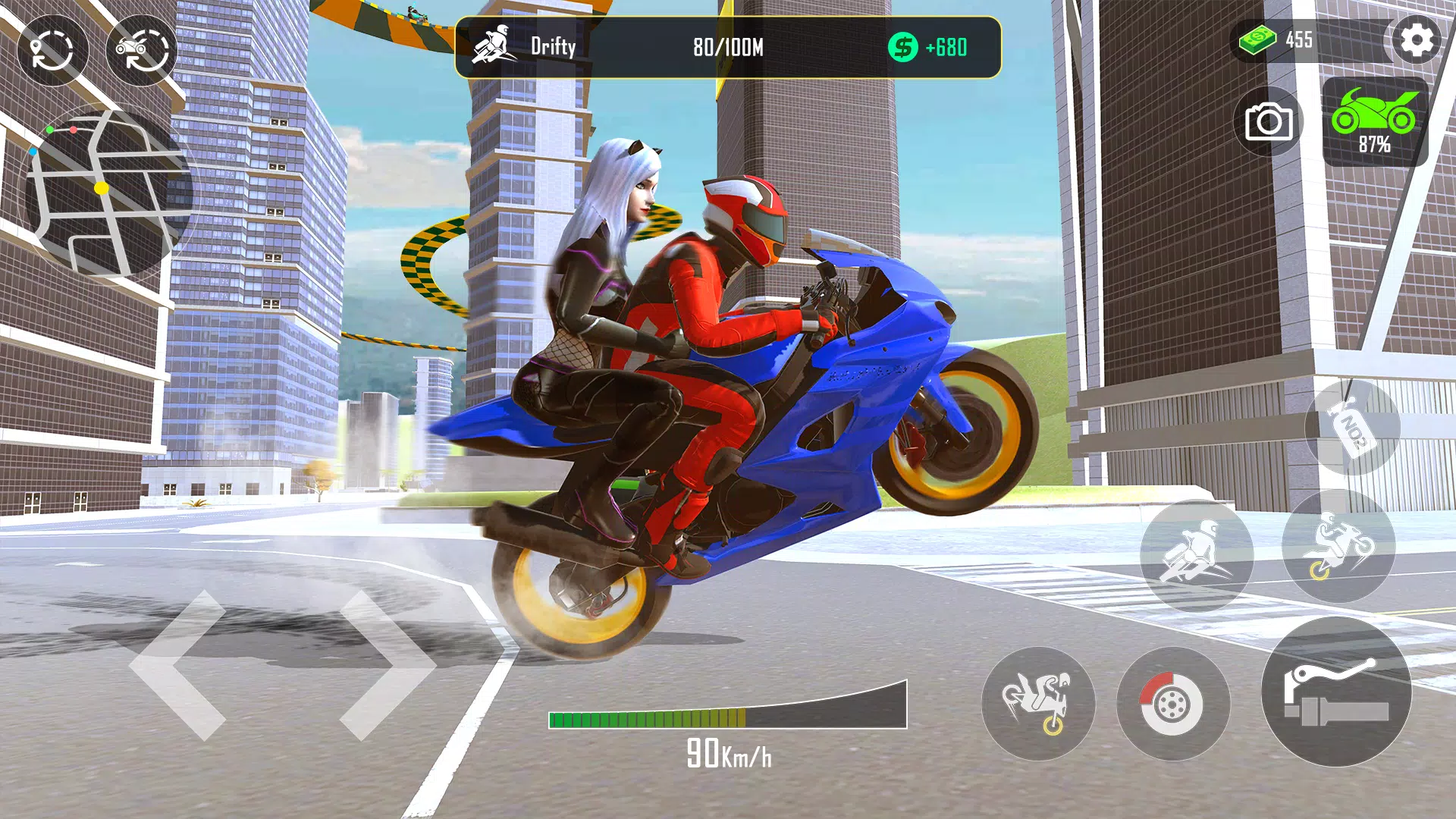 GT Moto Stunt 3D Screenshot 1