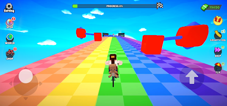 Schermata Blocky Bike Master 0