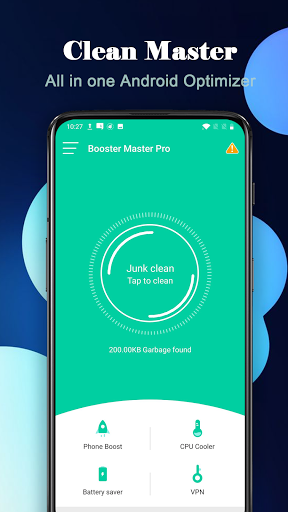 Booster Master Pro- Booster, Cleaner，Fast VPN Screenshot 0